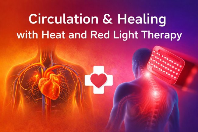 Circulation & Healing: How Heat and Red Light Therapy Improve Blood Flow Naturally